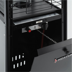 Dujinis šildytuvas Heatum Piramidė Atėnė Juoda