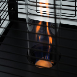 Dujinis šildytuvas Heatum Piramidė Atėnė Juoda